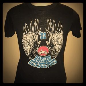 Vintage Harley Rendezvous 82' t-shirt